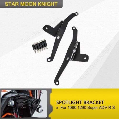 For 1090 1290 Adventure All Year Motorcycle Fog lamp Spotlight Bracket Holder Spot Light Mount 1090 1290 Super ADV R S 17-19