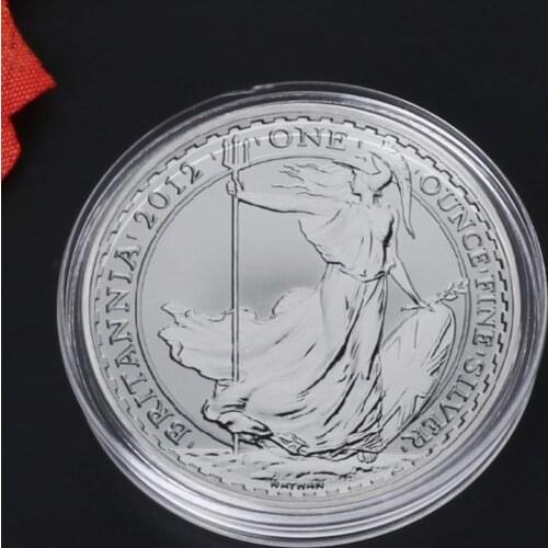 1 PC 38.6mm Round Acrylic Coin Capsule Clear Storage Holder For Silver Coin 1 oz Dropshipping