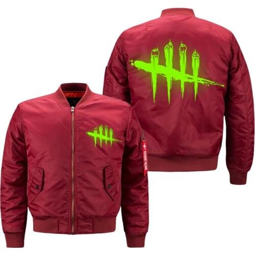 Men Bomber Jacket Army Military Flight Pilot Jackets MA1 Print Logo Waterproof Coat Autumn fashion padded Outerwear dropship