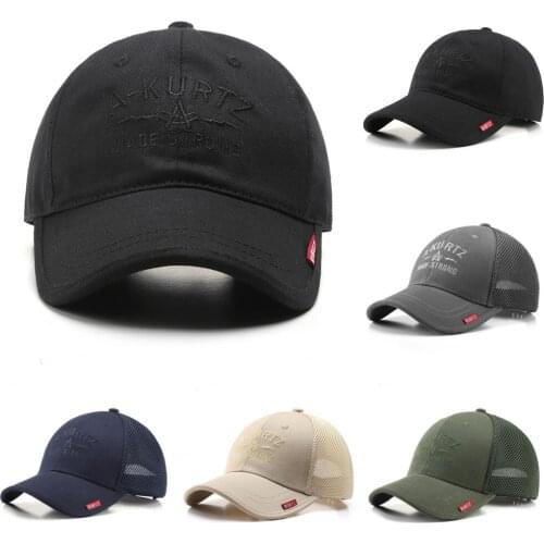 Summer Men And Women Tongue Shade Hat Washed Cap Light Board Cotton Hat Horsetail Baseball Cap Hole Net Cap