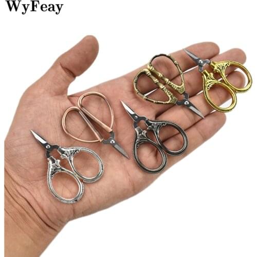 Small Scissor Mini Scissors Retro Pocket Antique Thread Cutter Vintage Needlework Embroidery Cross-stitch Sewing Shears Supplies