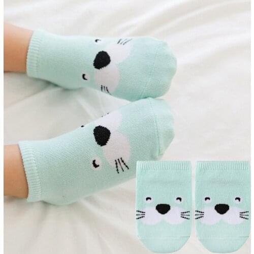 New Spring And Autumn Baby Socks Newborn Boys & Girls Cute Toddler Anti-slip Socks Cartoon Unisex Kid Cotton Socks Baby Socks