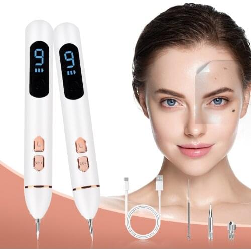 Plasma Mole Removal Pen Laser Sets Wart Remover Skin Pore Care Tools Corn Freckle Dark Tag Nevus Pimple Dot Spot Tattoo Cleaner