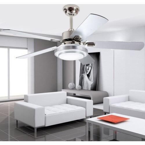 Ceiling Fan light 90-230V LED adjustable light ceiling fan light iron fashion simple ceiling lamp 42/52 Inch ceiling fan