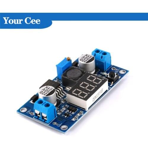 LM2577 DC-DC Boost Step Up Module Step-Up Converter Digital Voltmeter Display Voltage Meter Power Module 3A Output XL6009