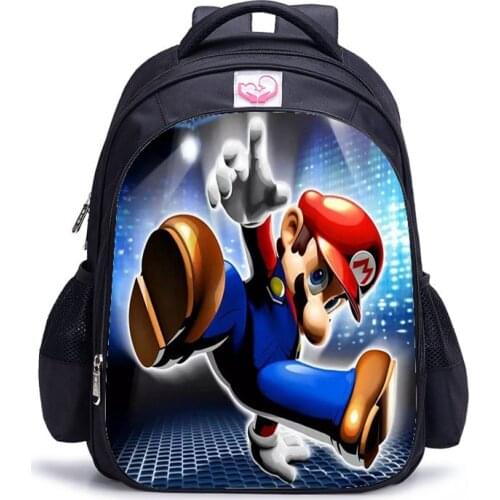 16 Inch SONIC RACING Backpack For Children School Bags Cartoon Game Book Backpack Daily School Backpack Gift