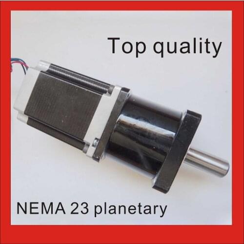 NEMA 23 precision planetary type gear stepper motor rated load 1.1N.m motor body 56mm gear ratio 5:1 10:1