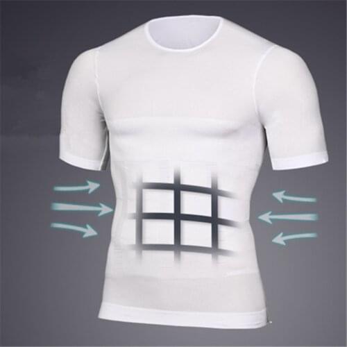 Mens Waist Slimming Body Shaper Butt Lifter Shorts Tummy Trainer Abdomen Shapewear Black White Shaping Underwear