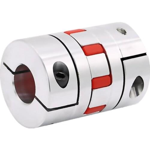 Plum Blossom Coupling Star Screw Elastic High Torque Coupling keyway Servo Motor Aluminum Alloy Coupling shaft coupler