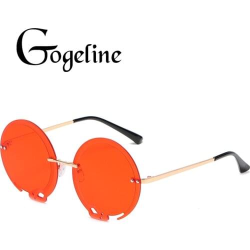 New Fashion Round Snake Head Sunglasses for Women men designer sun glasses UV400 Red Green Lens Metal Frame
