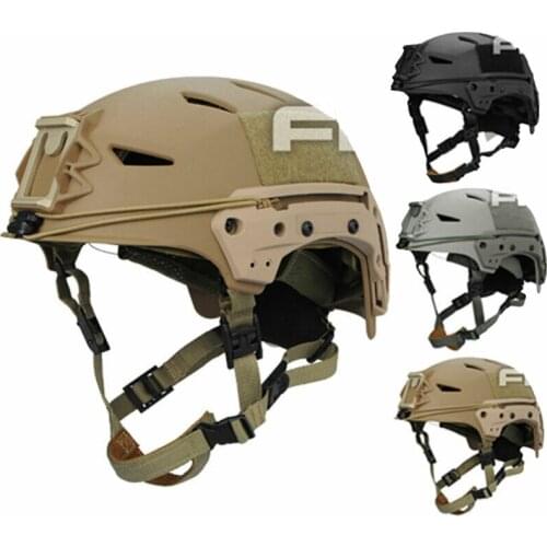 FMA Tactical MIC FTP BUMP Helmet EX Airsoft Simple System Black/Sand/Gray