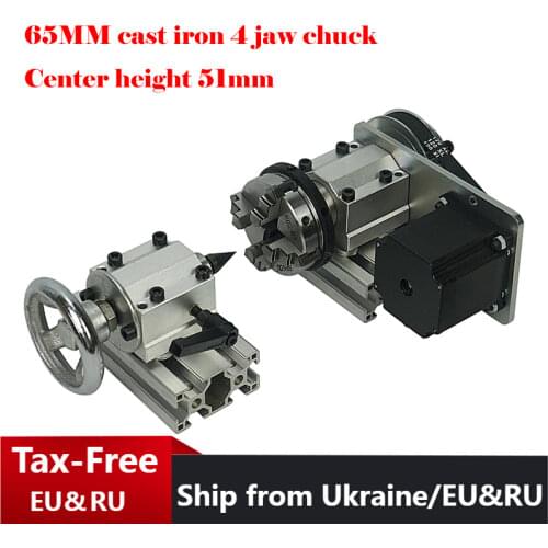 Universal Rotary axis A axis with chuck CNC tailstock dividing head for cnc machine tool