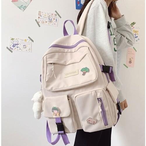 Large capacity Harajuku Schoolbag for Teenage Gilrs Oxford Travel female Backpack bagpack laptop bag Preppy Style Women Backpack