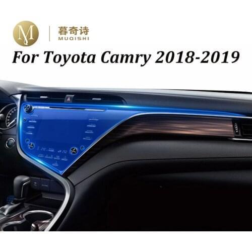 For Toyota Camry 2018 2019 Navigation screen protector film Cover center control cover display saver dashboard TPU protector