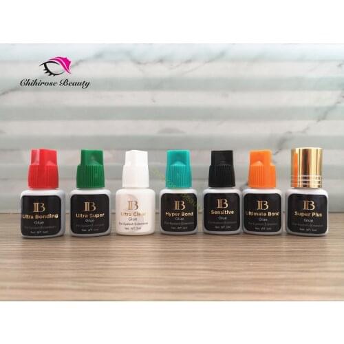 1 bottle Eyelash Extension Glue i-beauty Type IB Ultra super Glue Individual Fast Drying Eyelash Extensions Glue 5ml/bottle