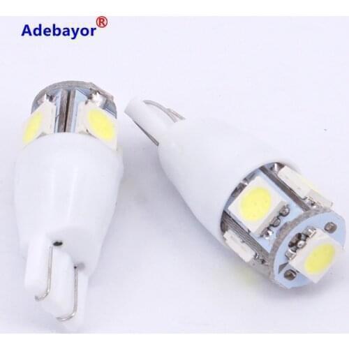 2200x T10 Flash W5W 194 5 SMD 5050 LED 5SMD Car light with Two modes of Operation 5050 smd car strobe light white blue