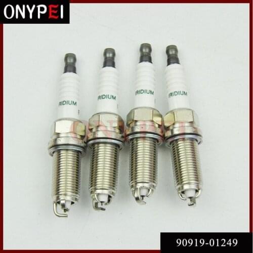 4pcs Iridium Spark Plugs 90919-01249 FK20HBR11 For Lexus GS350 GS460 IS250 LS460 9091901249 90919 01249