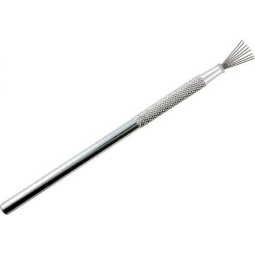 7 pin Modelling DIY tool Sculpture Poke Needle Steel Wire Brush Metal Texture Brushes Polymer Clay Tools