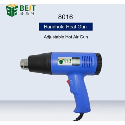 BST-8016 1600W Lead-Free Hot Air Gun LED Digital Display Handheld Adjustable Constant Heat Gun For Softening Paints And Plastics