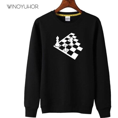 2020 New Autumn Winter Fashion Hoodies Baby Boys Girls Love Playing Chess Printed Pullovers Children Sweatshirts