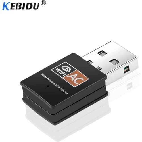 Dual Band 2.4+5.8Ghz 600Mbps Wireless USB Network Card WiFi Adapter Antenna PC Receiver for PC for Mac Windows XP/Vista