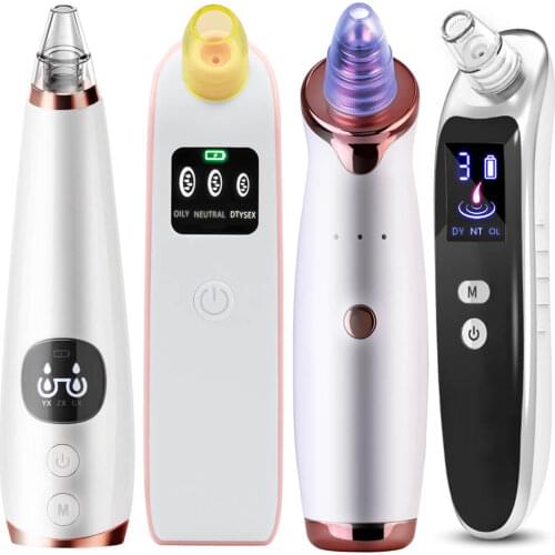 Electric Blackhead Remover Acne Black Spots Facial Pore clean tool Cleaner Skin Care T Zone Beauty Tools Face Household SPA set