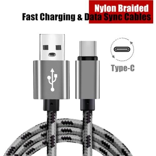 Type C Cable 3m Long 2m 1m 0.2m Short Fast Charger Cord Wire For Huawei P10 P20 P30 Lite Pro Samsung Galaxy Note 8 9 A7 A9 2019