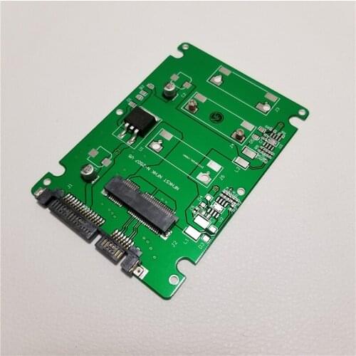 Full Height Profile Bracket mSATA to SATA Adapter Converter Card For Notebook Laptop SSD Internal