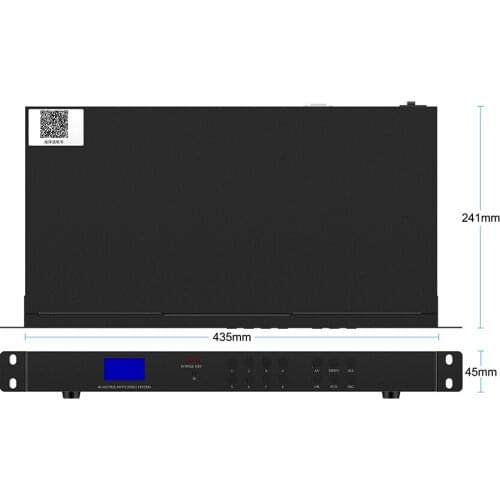 HDMI Matrix 4x4 Switch Switcher 1080P HDMI 1.3 HDCP 1.3 13.5Gbps IP/Ethernet Control