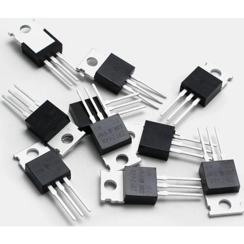 10pcs/set Mosfet IRFZ44N TO220 transistor kit IRFZ44 TO-220 high power transistors IRFZ44NPBF 49A 55V field effect transistor