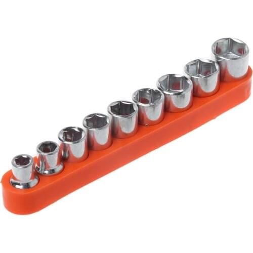 New 9Pcs/Set Wrench Hexagon Head DIY Fix Repair Hand Tool 5-13mm Socket Adapter Set Home Auto Car Bicycle