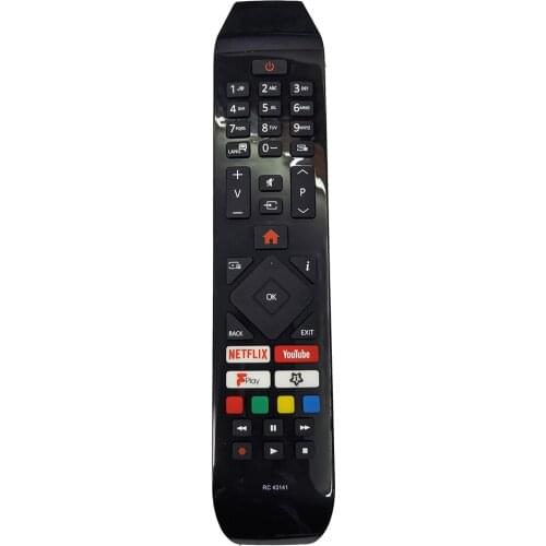 Original TV Remote Control RC43141 Fit For Hitachi TV 24HB21T65U 32HB26T61UA 43HB26T72U 43HK25T74U With Netflix Youtube