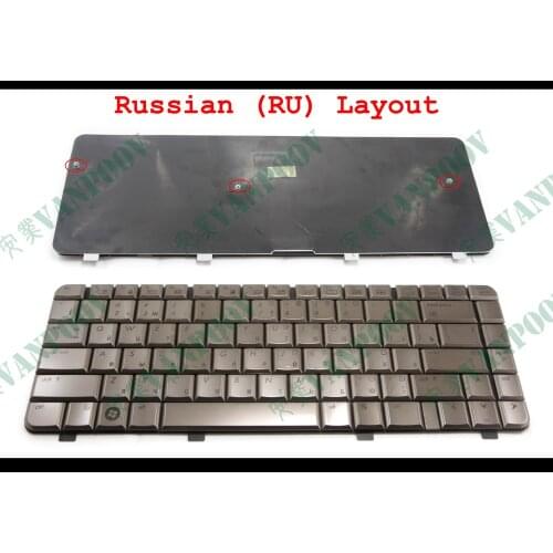 New RU Laptop keyboard for HP Pavilion DV4 DV4-1000 DV4-1100 DV4-2000 CQ40 CQ45 Coffer Bronze Russian Version - V071802DS1