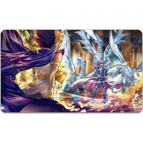 Yu-Gi-Oh Duel Disc Custom Blue Eyed White Dragon Anime Figure Figure Mouse Pad Birthday Christmas Toys For Children