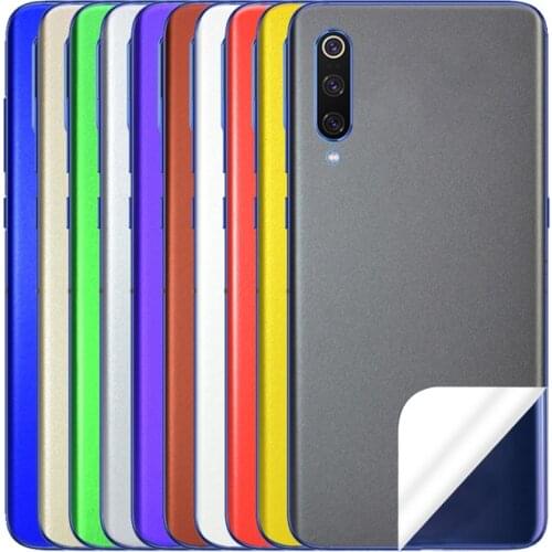Colorful Matte Skins Film Wrap Skin Phone Back Sticker For XIAOMI Mi11 Mi10 Mi9 Mi8 SE MIX3 Redmi K30 Pro K20 Note8 Sticker Film