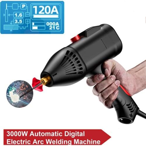 220V 3000W Handheld Portable Electric Arc Welding Machine Automatic Digital Intelligent Welding Machine Current Adjustment