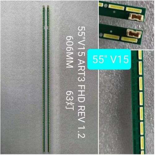 LED Array Bars For LG 55LF6310 55LF6350 LED Backlight Strips Matrix Kit LED Lamp Lens Bands 55" V15 ART3 FHD REV 1.2 LC550EUE FH