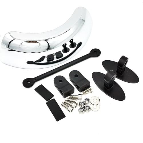 Universal Motorcycle Rear view blind spot Mirror 180° Wide Angle