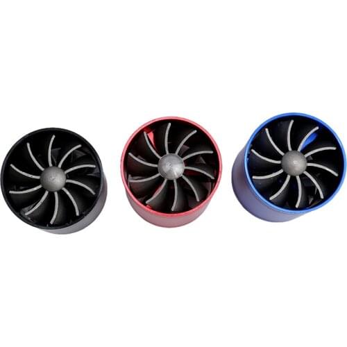 Car Air Intake Turbonator Single Fan Turbine Super Charger Gas Fuel Saver Turbo Universal High Quality Auto Accessories