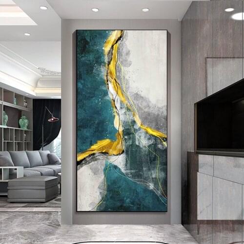 WJWANG Wall Watercolor Paintings