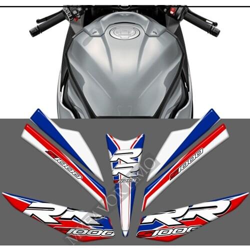 For BMW S1000RR S 1000 RR HP HP4 Protection Fairing Emblem Logo Tank Pad Knee Windscreen Motorcycle Stickers 2019 2020 2021