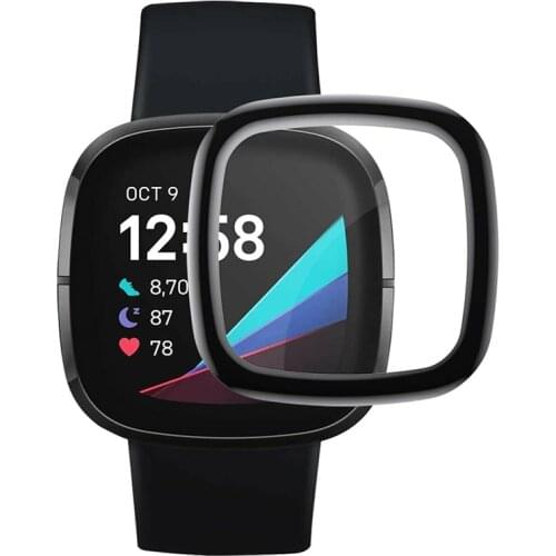 3D Full Cover Screen Protector For Fitbit Versa 3 2 1 Smart Watch Protective Screen Guard Film For Fitbit Versa Versa Lite Sense