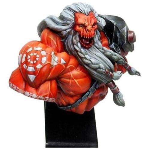 1/12 Scale Unpainted Resin bust Daturazi Witch Soldier collection bust