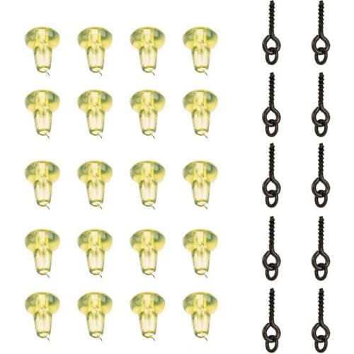 1 Set Hook Stops Beads Water Resistant Reusable Fishing Accessories Easy to Install Carp Rig Stops for Fishing Lover
