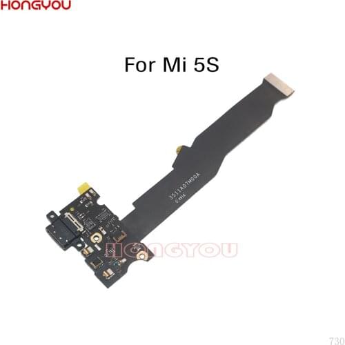 10PCS/Lot For Xiaomi Mi 5S Mi5S M5S USB Charging Port Connector Charge Dock Socket Jack Plug Flex Cable