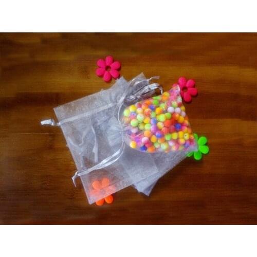 100pcs gray organza gift bags 30x40cm party bags for women event wed Drawstring bag Jewelry Display Bag Pouch diy accessories