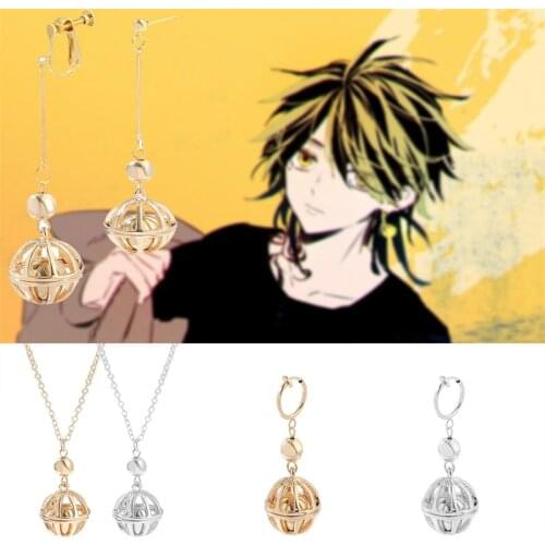 2021 Hot Anime Tokyo Avengers Earrings Hanemiya Kazutora Cosplay Jewelry Trend Ladies Mens Jewelry Earrings Necklace Gifts