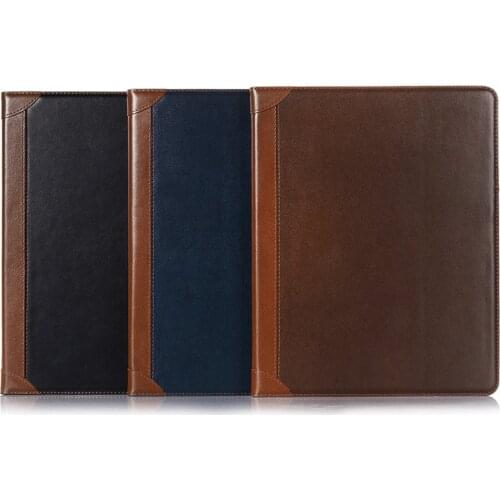 PU Leather Case for iPad Pro 12 9 Case 2020 2018 Fold Book Smart Folio for i Pad iPad Pro 2020 4th Generation Case Cover +Pen