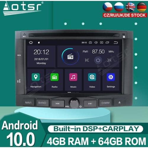 For PEUGEOT 3008 5008 2009-2015 Carplay Android 10.0 Audio Radio Car Multimedia Auto Stereo Player GPS Navigation Tape Recorder