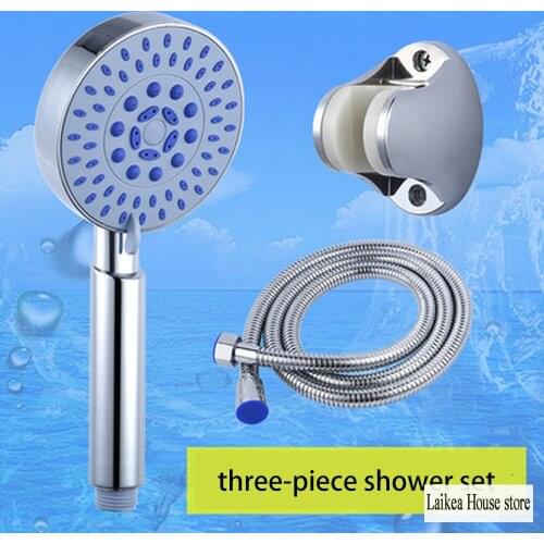 Quality Bathroom Shower Head Water Saving High Pressure Boost Golden Hand Shower Round Square Style 1PCS Bathroom Accessories